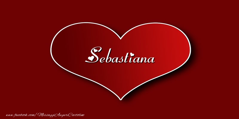 Cartoline d'amore - Amore Sebastiana