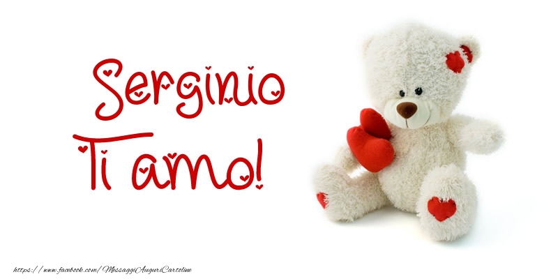 Cartoline d'amore - Serginio Ti amo!