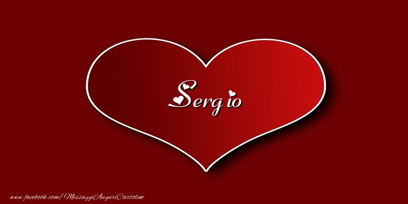 Cartoline d'amore - Amore Sergio