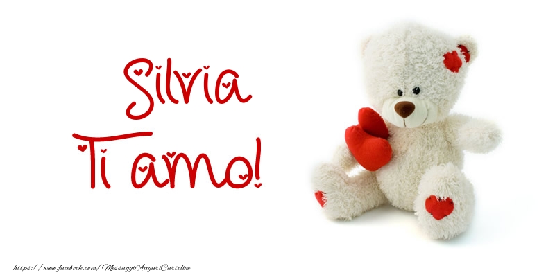  Cartoline d'amore - Silvia Ti amo!
