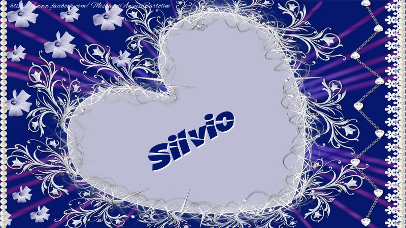 Cartoline d'amore - Cuore & Fiori | Silvio