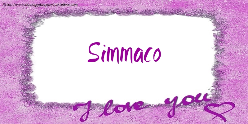 Cartoline d'amore - I love Simmaco!