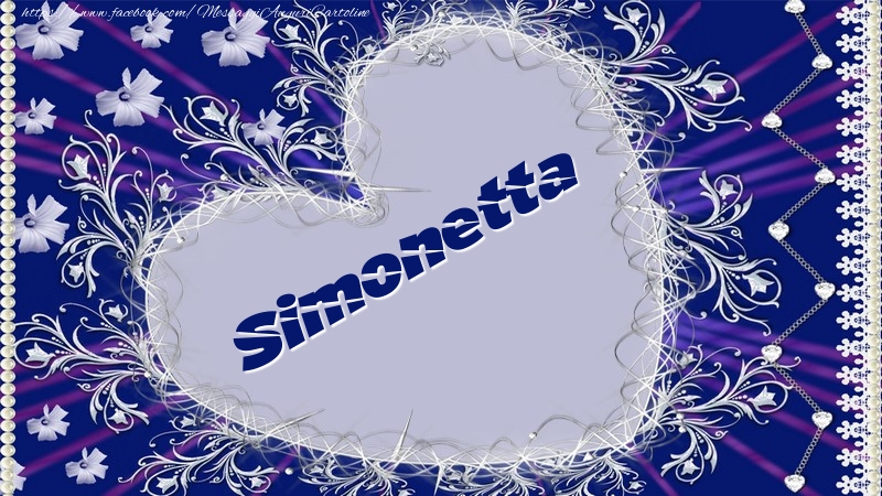  Cartoline d'amore - Cuore & Fiori | Simonetta