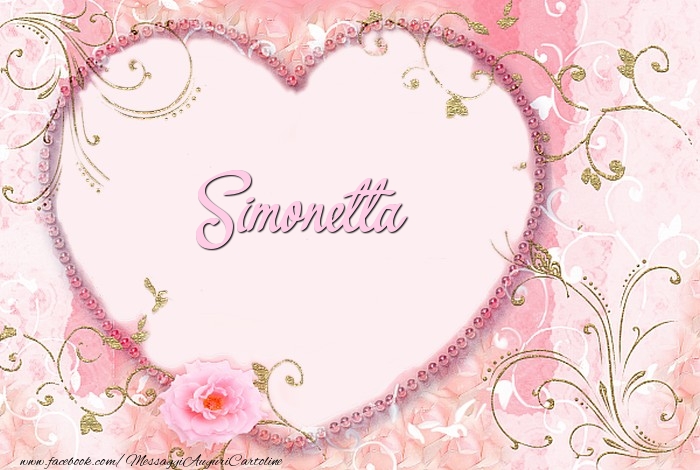 Cartoline d'amore - Cuore & Fiori | Simonetta