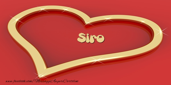 Cartoline d'amore - Cuore | Love Siro