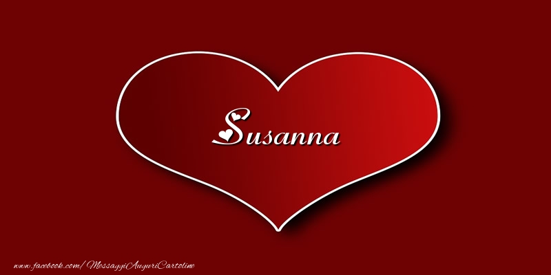 Cartoline d'amore - Cuore | Amore Susanna
