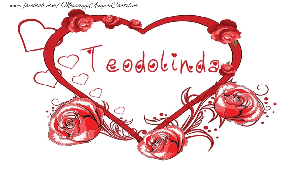 Cartoline d'amore - Cuore | Love  Teodolinda