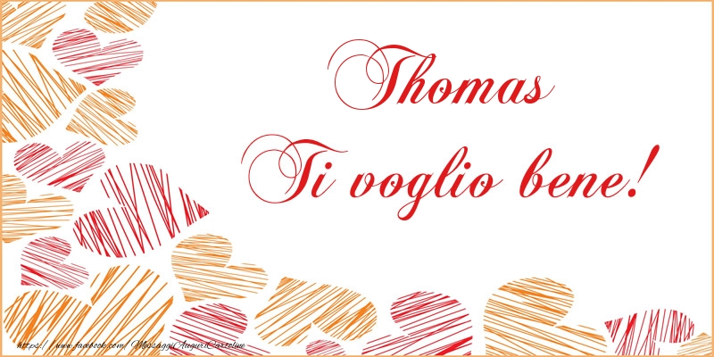 Cartoline d'amore - Cuore | Thomas Ti voglio bene!