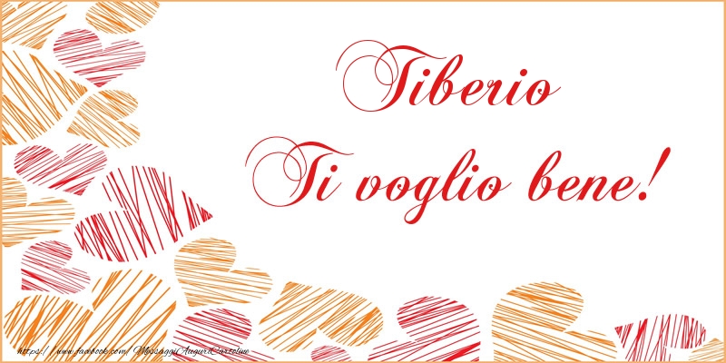 Cartoline d'amore - Cuore | Tiberio Ti voglio bene!