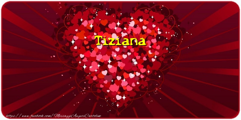 Cartoline d'amore - Cuore | Tiziana