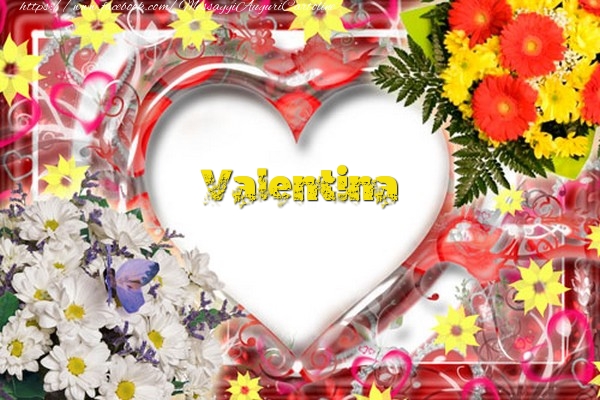 Cartoline d'amore - Cuore & Fiori | Valentina