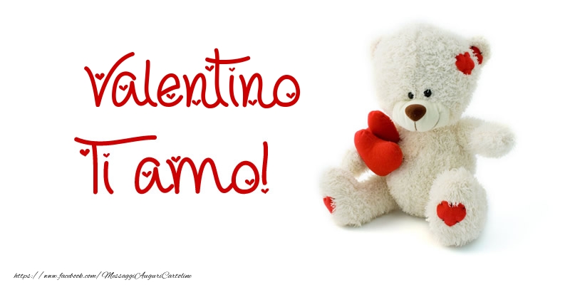 Cartoline d'amore - Animali & Animazione & Cuore & Orsi | Valentino Ti amo!