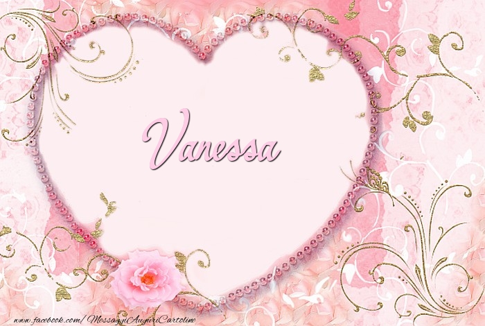 Cartoline d'amore - Cuore & Fiori | Vanessa