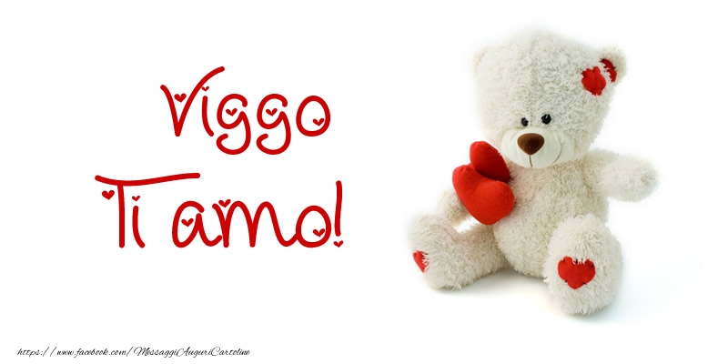 Cartoline d'amore - Animali & Animazione & Cuore & Orsi | Viggo Ti amo!