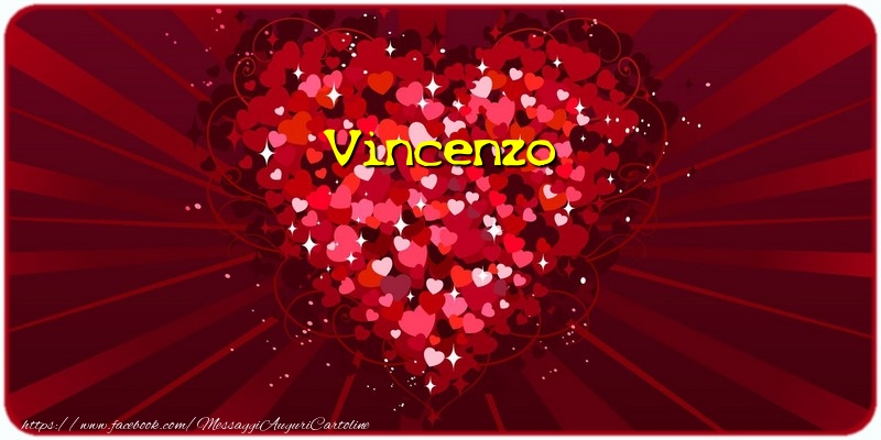 Cartoline d'amore - Cuore | Vincenzo