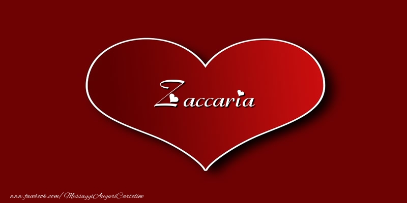Cartoline d'amore - Cuore | Amore Zaccaria