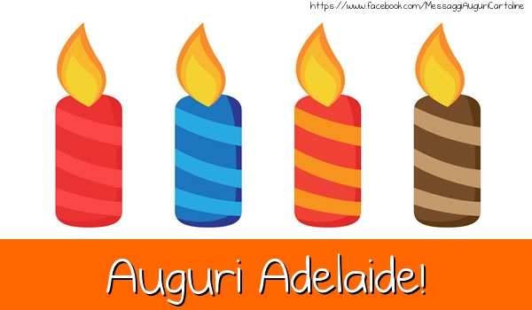Cartoline di auguri - Candele | Auguri Adelaide!