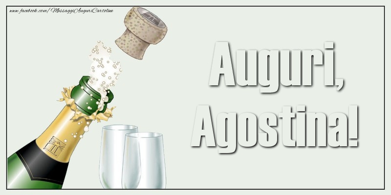 Cartoline di auguri - Champagne | Auguri, Agostina!