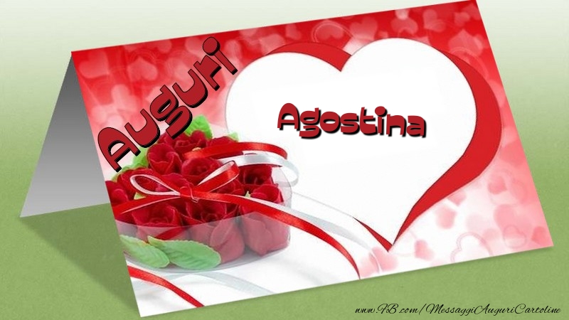 Cartoline di auguri - Regalo & Rose | Auguri Agostina