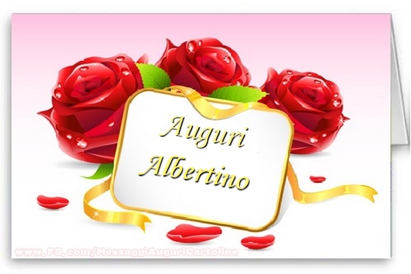 Cartoline di auguri - Auguri, Albertino!