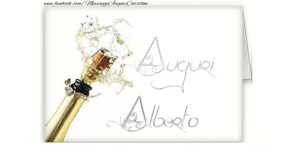 Cartoline di auguri - Champagne | Auguri, Alberto