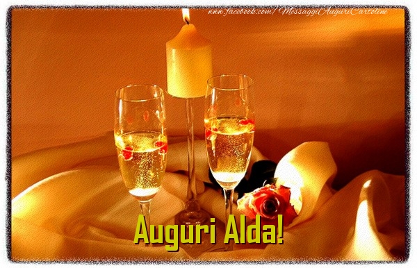Cartoline di auguri - Champagne | Auguri Alda
