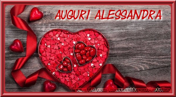 Cartoline di auguri - Auguri, Alessandra!