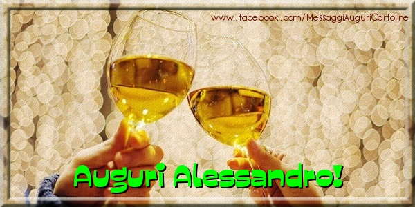Cartoline di auguri - Champagne | Auguri Alessandro