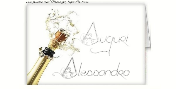 Cartoline di auguri - Champagne | Auguri, Alessandro