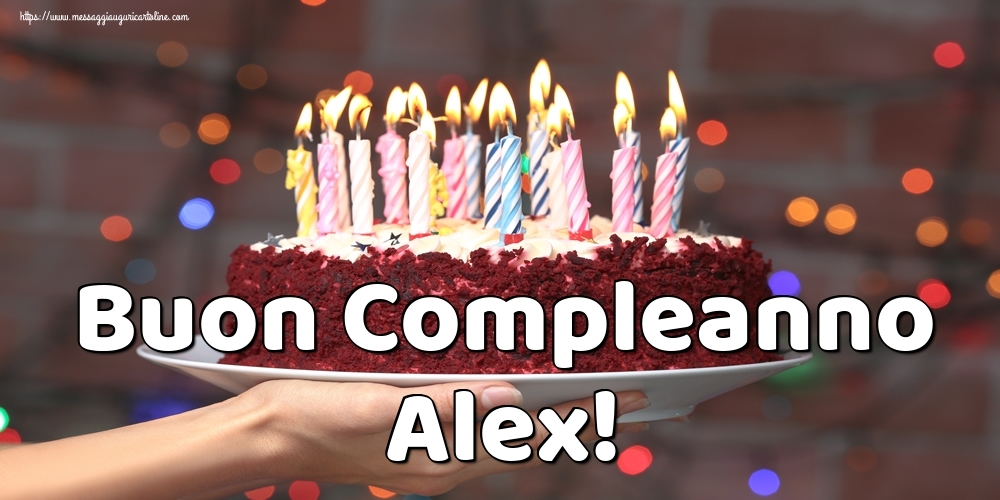 Cartoline di auguri - Buon Compleanno Alex!