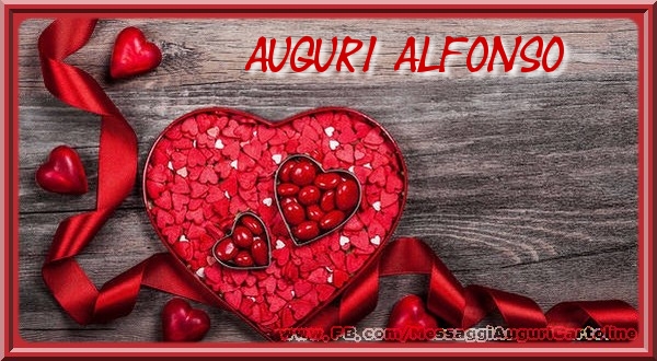 Cartoline di auguri - Auguri, Alfonso!