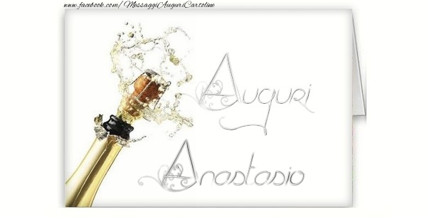 Cartoline di auguri - Champagne | Auguri, Anastasio