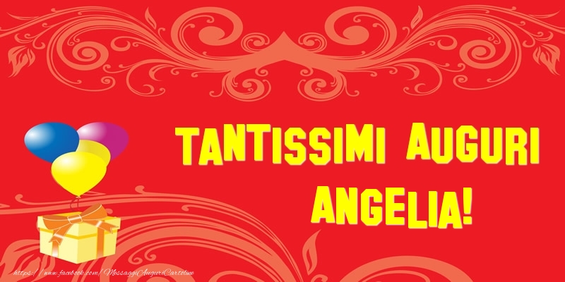 Cartoline di auguri - Tantissimi Auguri Angelia!