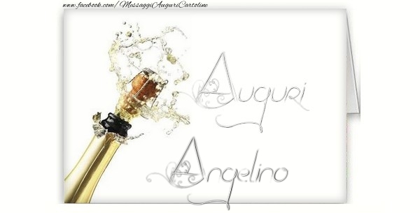 Cartoline di auguri - Champagne | Auguri, Angelino