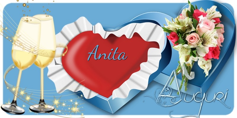 Cartoline di auguri - Auguri, Anita!