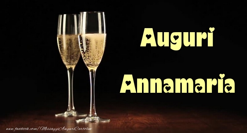 Cartoline di auguri - Champagne | Auguri Annamaria