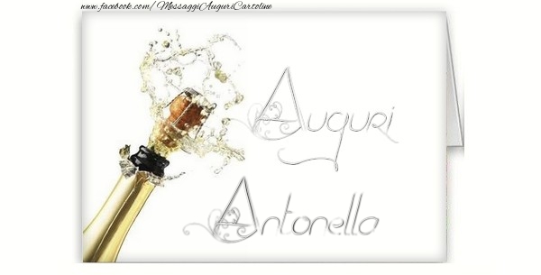Cartoline di auguri - Champagne | Auguri, Antonella