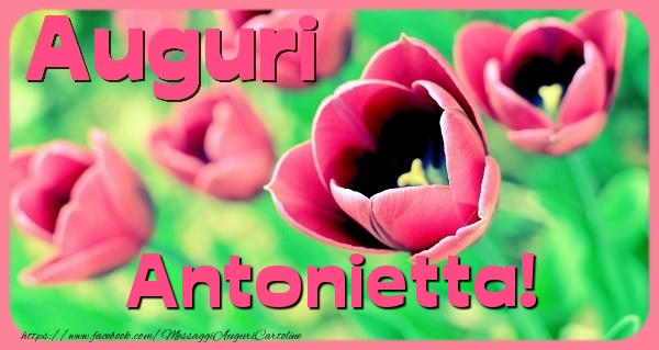 Cartoline di auguri - Fiori | Auguri Antonietta