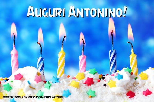 Cartoline di auguri - Auguri Antonino !