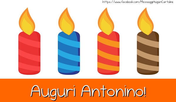 Cartoline di auguri - Candele | Auguri Antonino!
