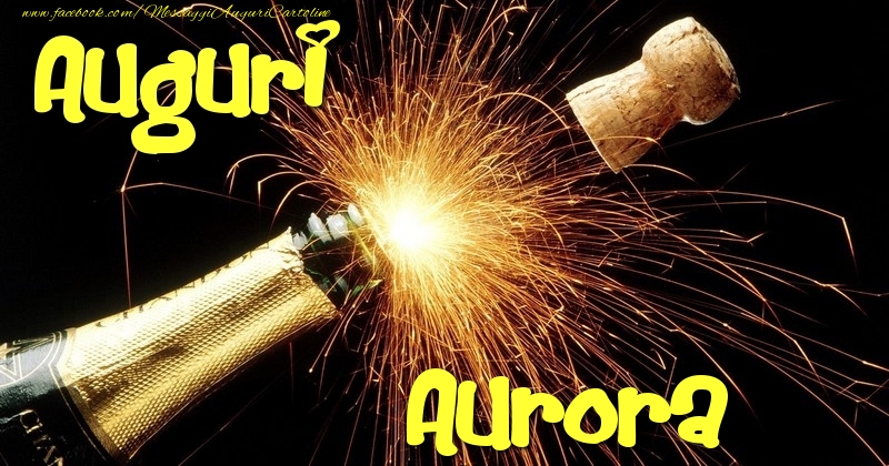 Cartoline di auguri - Champagne | Auguri Aurora