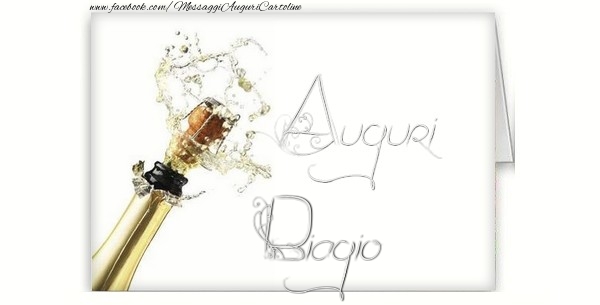Cartoline di auguri - Champagne | Auguri, Biagio