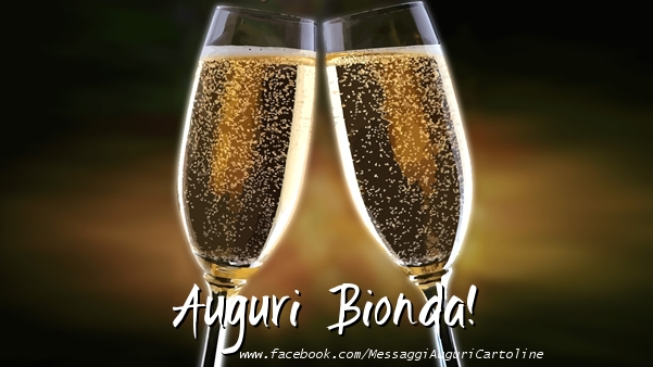  Cartoline di auguri - Champagne | Auguri Bionda!