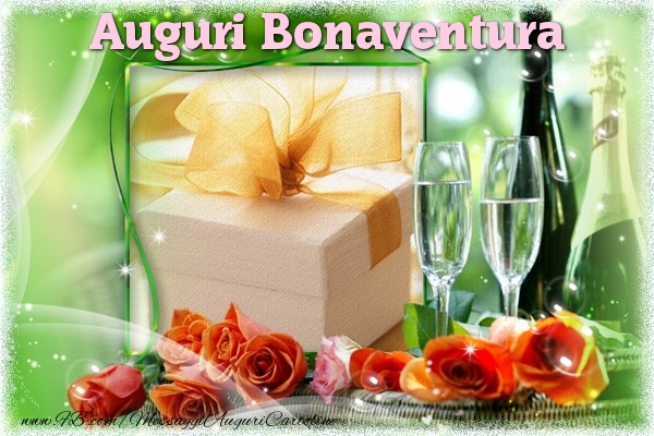 Cartoline di auguri - Champagne & Rose & 1 Foto & Cornice Foto | Auguri Bonaventura