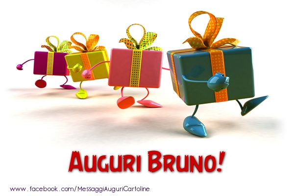 Cartoline di auguri - Regalo | Auguri Bruno!