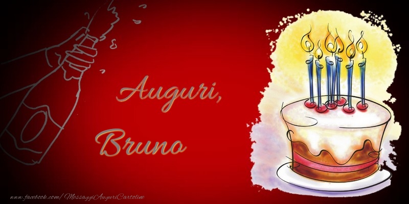 Cartoline di auguri - Auguri, Bruno