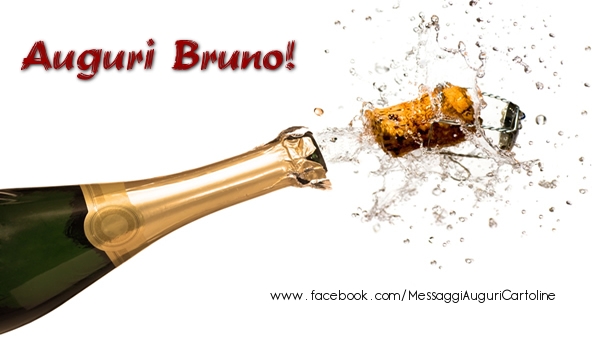 Cartoline di auguri - Champagne | Auguri Bruno!