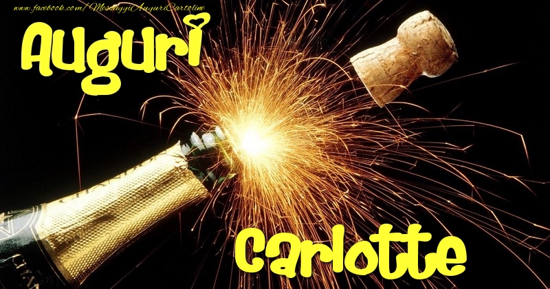 Cartoline di auguri - Champagne | Auguri Carlotte