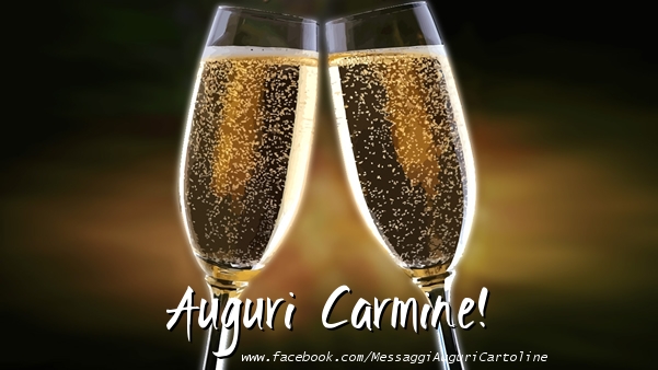 Cartoline di auguri - Champagne | Auguri Carmine!