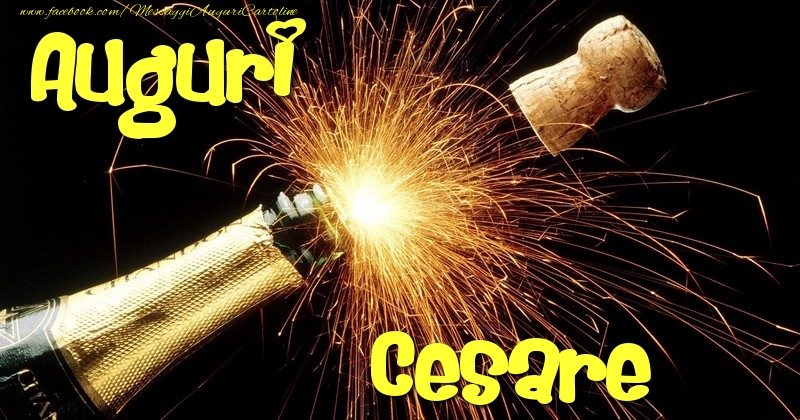 Cartoline di auguri - Champagne | Auguri Cesare